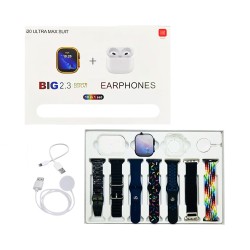 Smartwatch i20 Ultra 2 Max Suit With 10 Straps and Airpods Pro 2.3" 49mm (Call Version) Black Smartwatch i20 Ultra 2 Max Suit With 10 Straps and Airpods Pro 2.3" 49mm (Call Version) Black